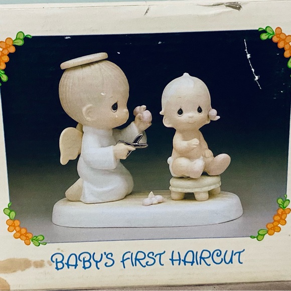 Precious Moments Baby’s 1st Word, 1st Picture, 1st Pet, 1st Haircut, & 1st Trip - Picture 7 of 12